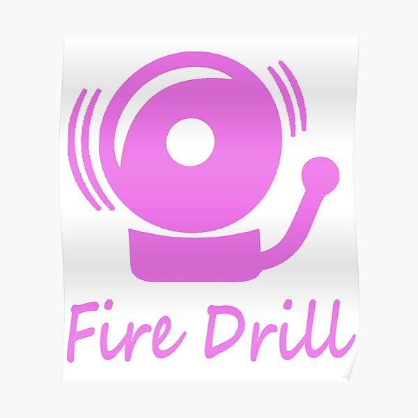 Fire Drill Poster RB1704 product Offical melanie martinez Merch