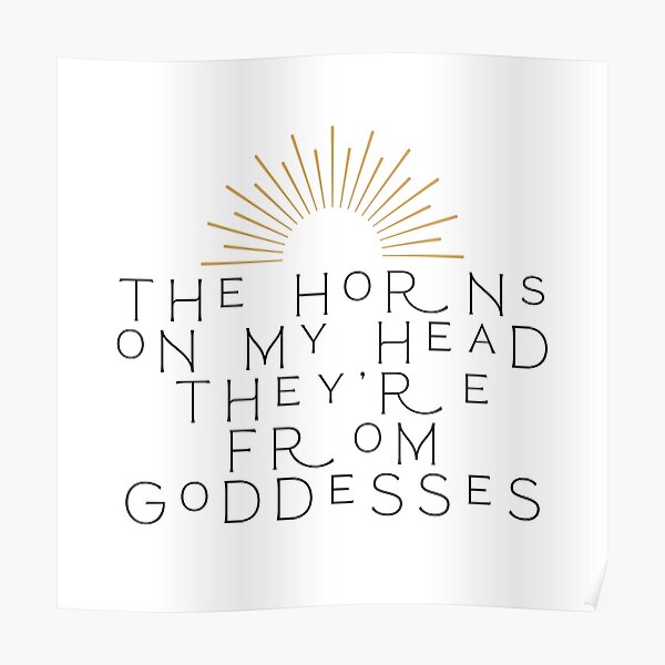 THE HORNS ON MY HEAD Poster RB1704 product Offical melanie martinez Merch