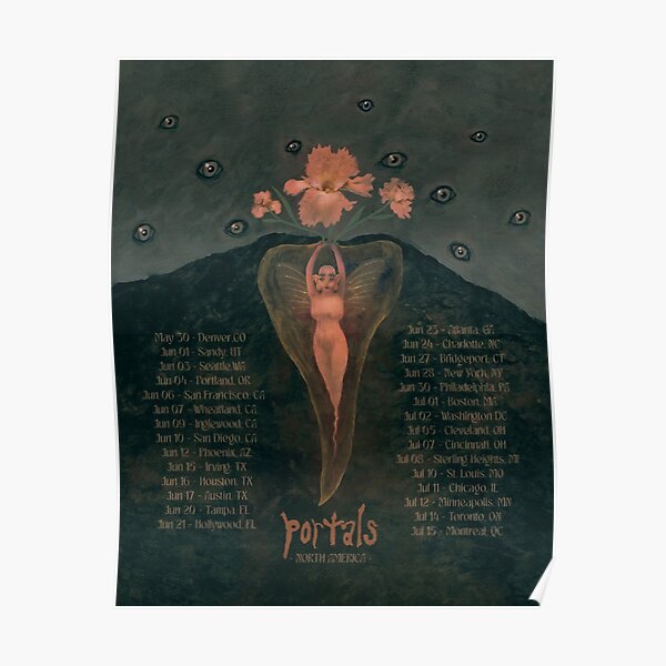 portals north america tour Poster RB1704 product Offical melanie martinez Merch