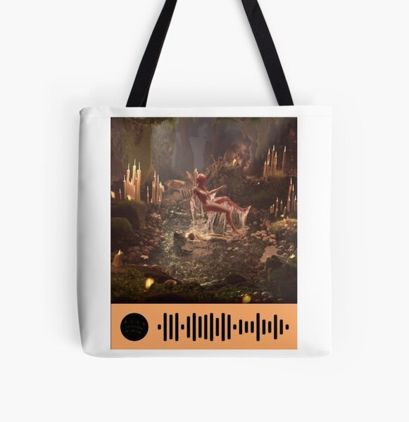 DEATH by Melanie Martinez spotify code All Over Print Tote Bag RB1704 product Offical melanie martinez Merch