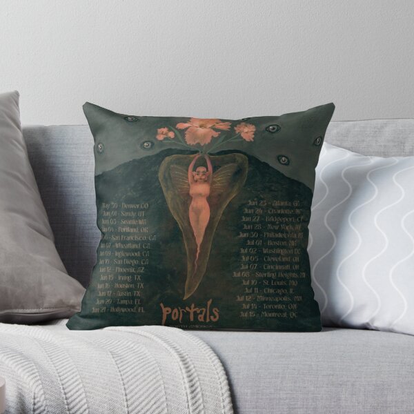 portals north america tour Throw Pillow RB1704 product Offical melanie martinez Merch